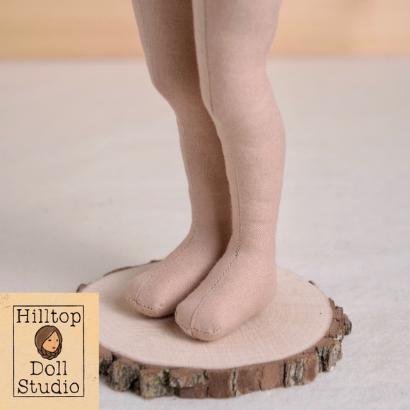 Fabric Doll "Brea" Handcrafted Textile Cloth Heirloom Primitive Doll - Picture 10 of 11